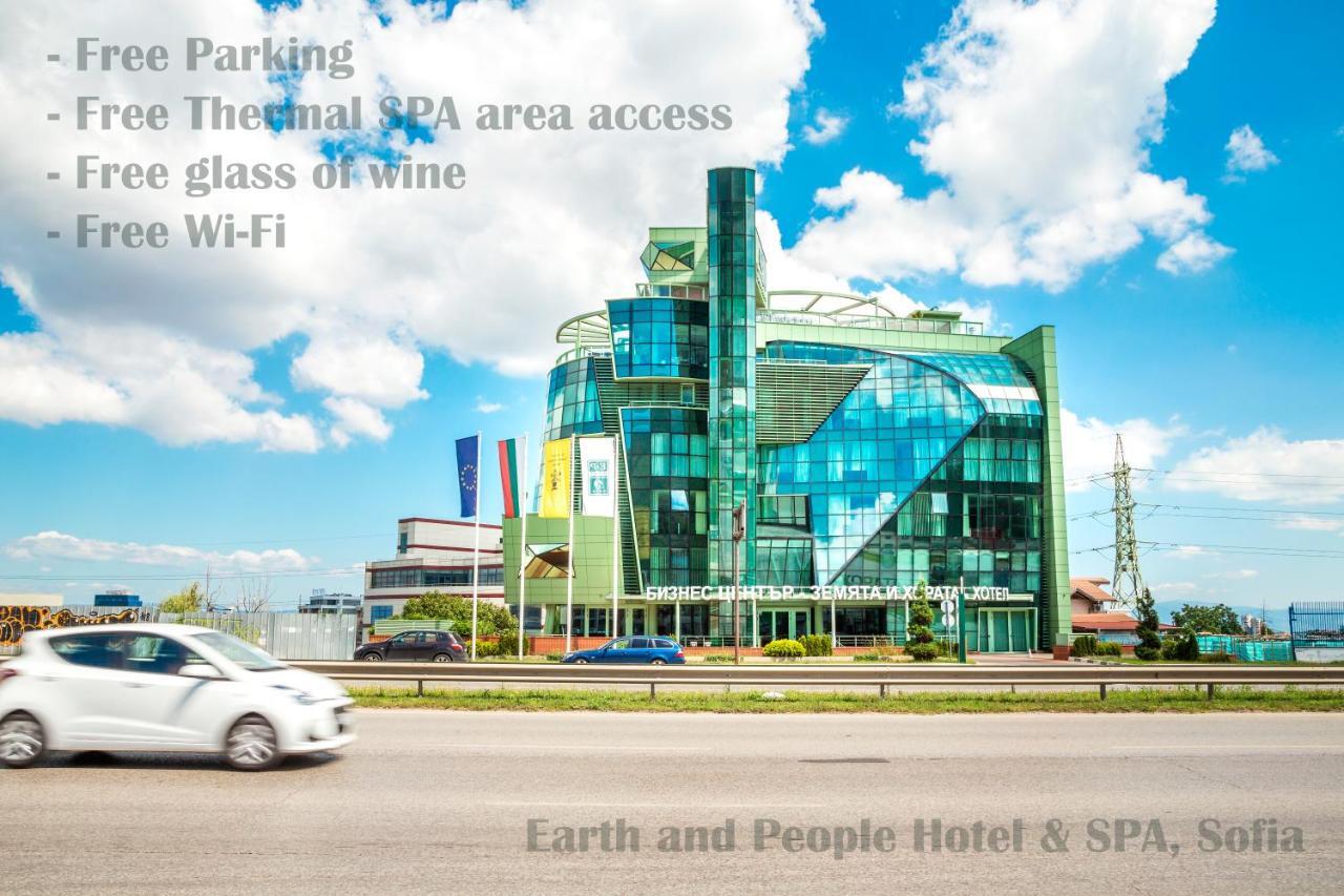 Earth & People Hotel & Spa - Free Parking Sófia Exterior foto